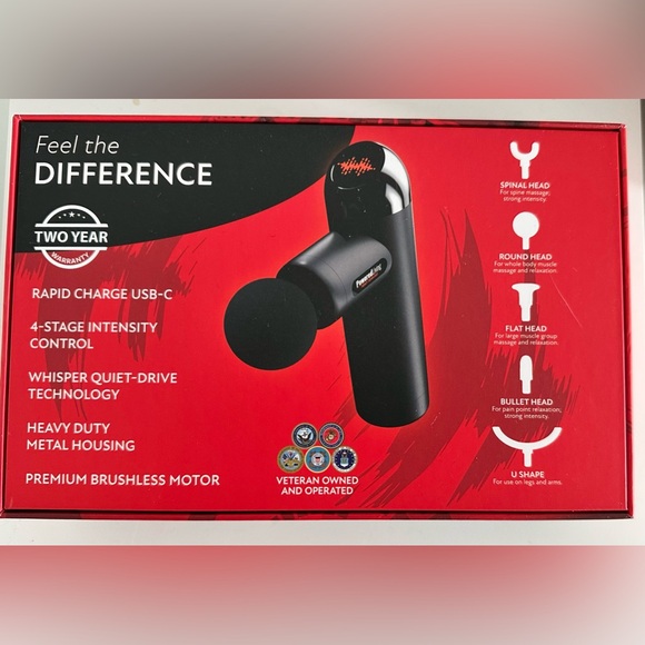 ❌SOLD 🎁New - “Powered Living” Percussion Mini – EMK333A Massager - Picture 3 of 5